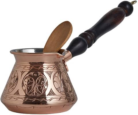 Demmex, Cafetera turca de cobre grabada a mano