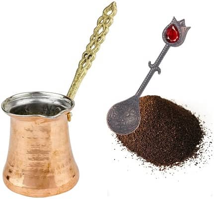 Nosy Nomad - Cafetera turca recubierta de estaño en el interior
